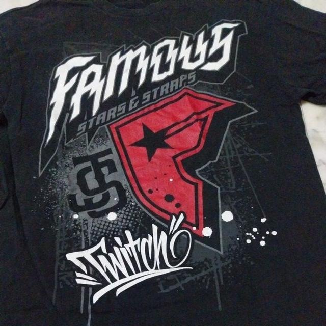 เสื้อยืดแขนสั้น แนวคอลแลบสตรีทวงร๊อค Blink 182 & Famous Stars & Straps Thunder Twitch Motocross แท้ มือสอง สภาพดี ของพร้อมส่งครับ รูปที่ 2