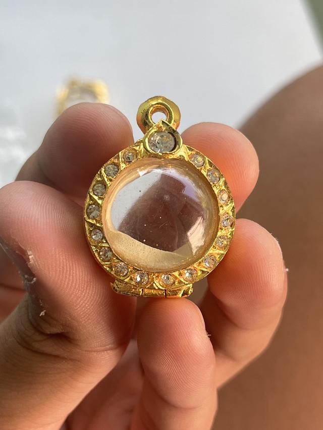 กรอบลูกอม ทองไมครอน ฝังเพชร