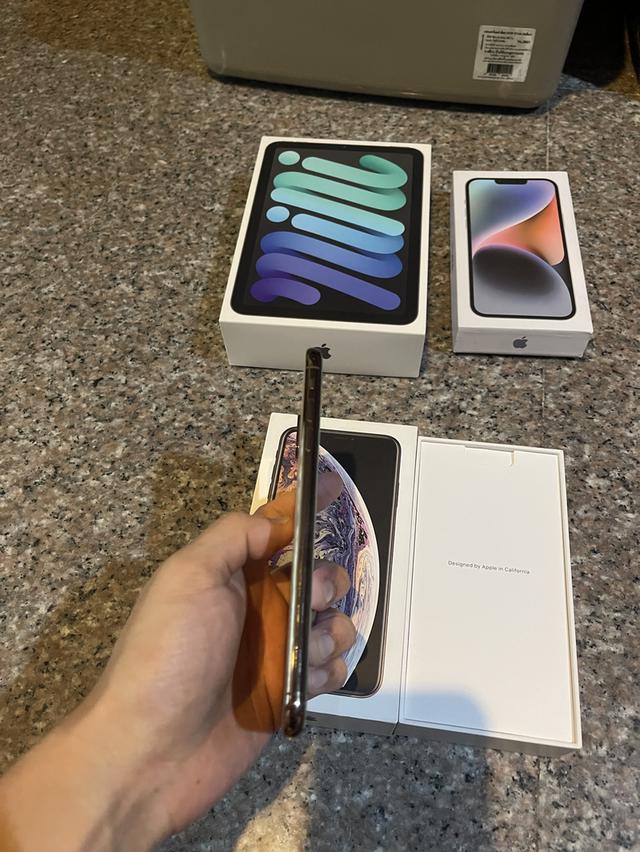 ขายไอโฟนXSMaxสีGold64กิ๊กสูนTrueมีกล่องอีมี่ตรงไร้รอยตกใช้งานดีทุกๆฟังชั่นเครื่องเดิมๆหายากมากๆ 6