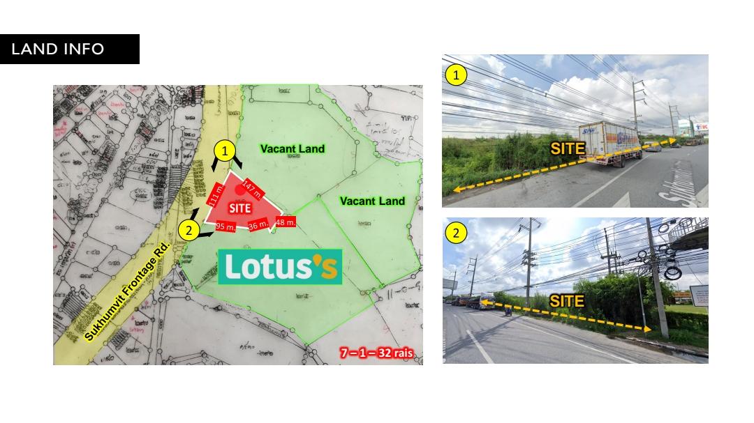 🔥ขายด่วน ที่ดินทำเลศักยภาพ หน้านิคมอมตะ-ชลบุรี 3