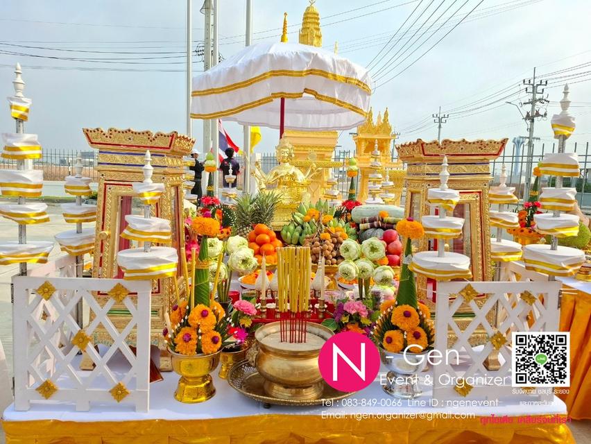 พิธีตั้งศาลพรหม ศาลเทพ ศาลเทพารักษ์และศาลเจ้าที่ พิธีพุทธาภิเษก พิธีถอนศาลต่าง ๆ ชลบุรี ศรีราชา พัทยา ระยอง 20