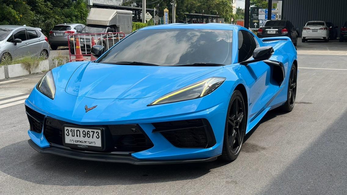 (แจ้งรหัสรถ KPV9673) 2022 CHEVROLET CORVETTE STINGRAY 6.2 V8 สี Rapid blue รูปที่ 2