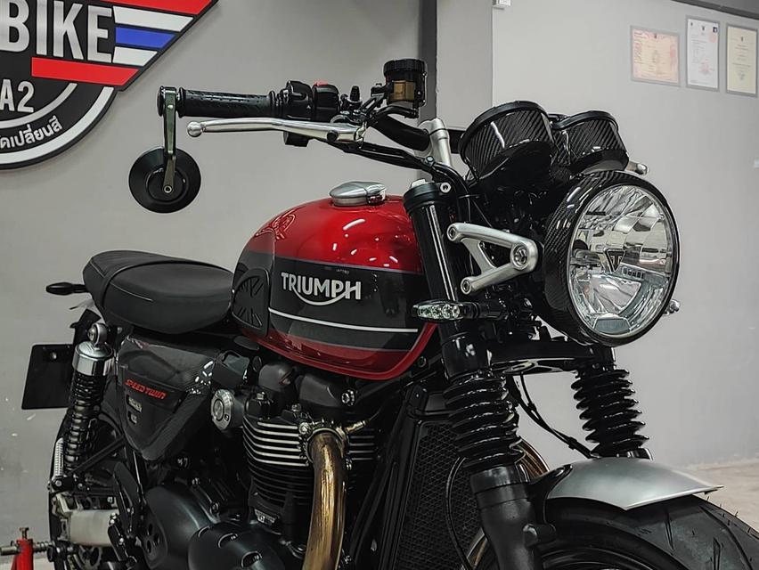 Triumph Speed Twin 1200 ปี 2021 abs รถมือเดียว ไมล์น้อยที่สุด