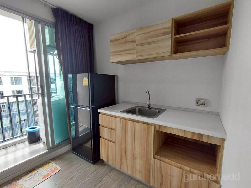 ให้เช่าคอนโด ใกล้สนามบินดอนเมือง Happy Condo ดอนเมือง ห้องขนาด 24 ตรม 1นอน 1น้ำ ชั้น 8 อาคาร C วิวสระว่ายน้ำ - ghd000711 6
