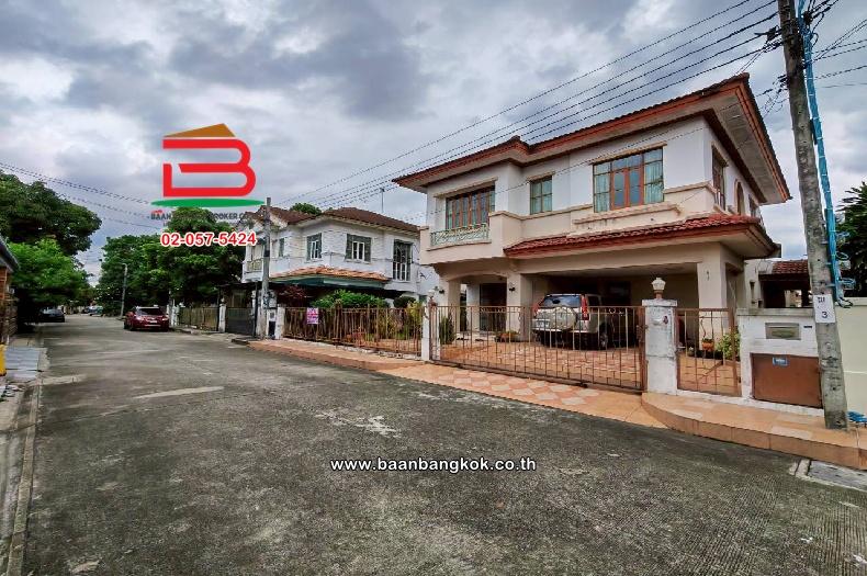 บ้านเดี่ยว หมู่บ้าน นันทวัน วงแหวน-รัตนาธิเบศร์ เนื้อที่ 66 ตรว.ใกล้เซ็นทรัล เวสต์เกต ถนนกาญจนาภิเษก ตำบลเสาธงหิน อำเภอบางใหญ่ จังหวัดนนทบุรี