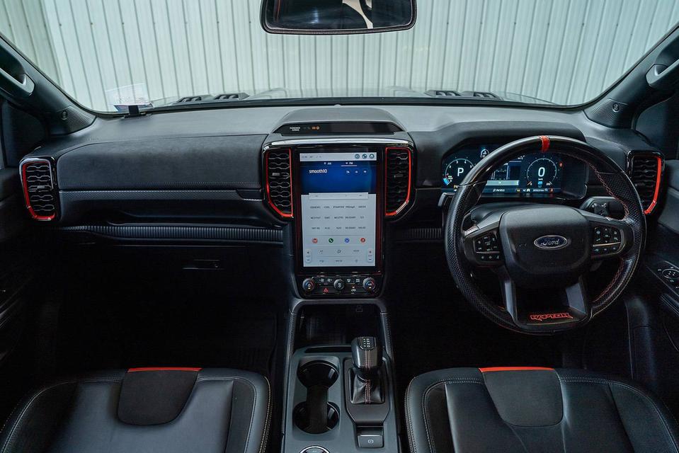 #FORD RANGER, 3.0 RAPTOR ECO BOOST 4WD ปี 2022 สีเทา โฉม DOUBLE CAB✅ รถออกศูนย์ป้ายแดงมือเดียว✅ เลข รูปที่ 9