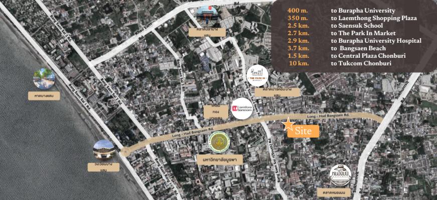 ขายที่ดินบริเวณ บางแสน 1