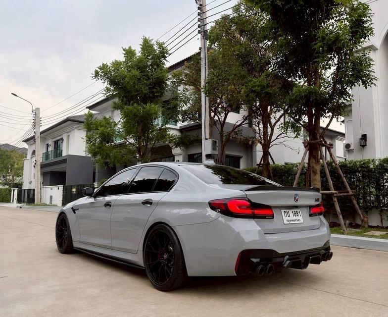 5xx,xxx บาท ไม่มีเฉี่ยวชน สีเดิม ประวัติดีเข้าศูนย์ตลอด Bmw 520D Msport Lci 2021 ดีเซล สีเทา รูปที่ 4