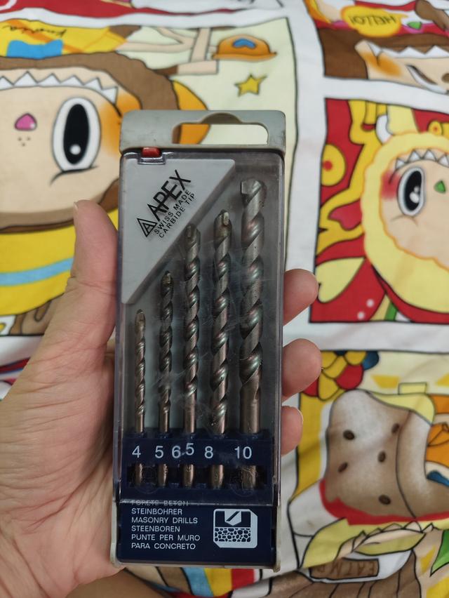 หัวดอกสว่านพร้อมตลับ