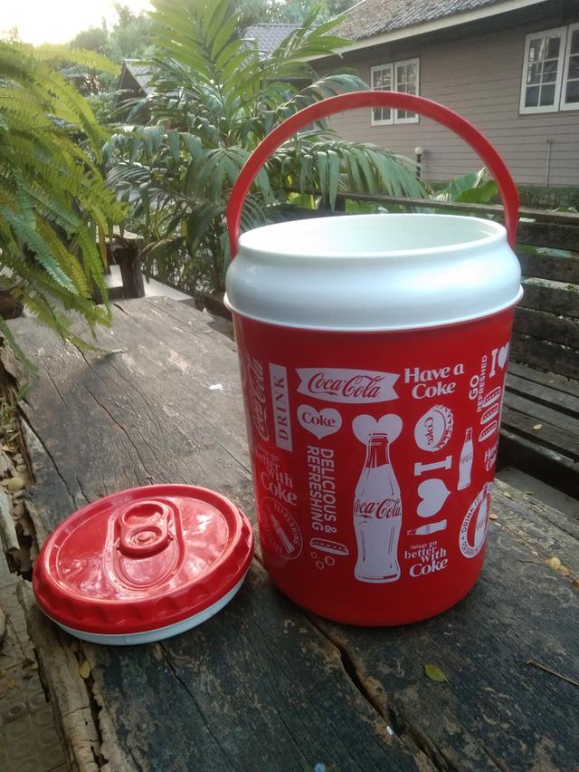 กระติกใส่น้ำแข็งเครื่องดื่ม cocacola