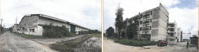 ขายที่ดินพร้อมสิ่งปลูกสร้างบางนา-ตราด กม.45 (โกดัง สูง ชั้นเดียว 10 หลัง และหอพัก สูง 4 ชั้น 4 หลัง) 1