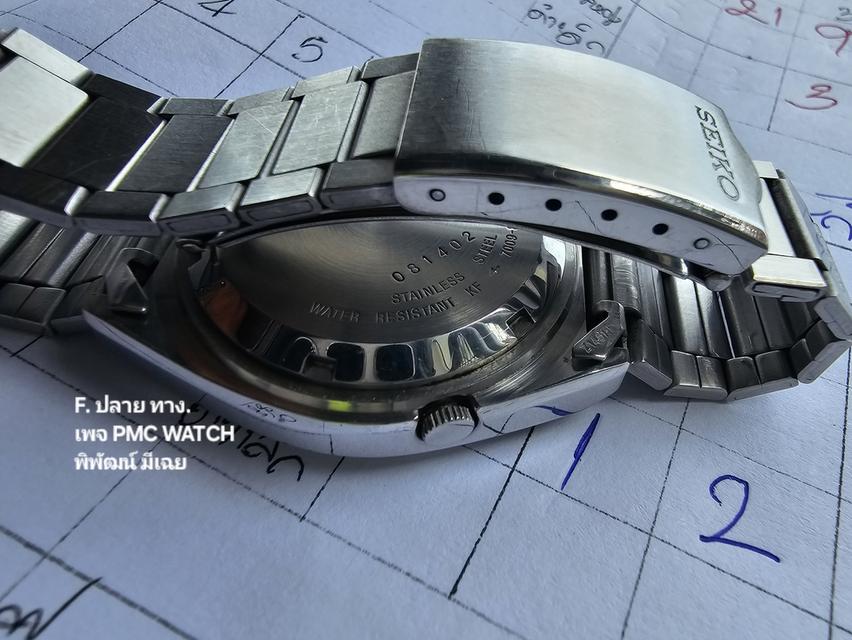 Vintage Seiko 7009-876A  ข้อมือประมาน20ใส่ได้ ขนาด 37มม  ระบบ ออโตเมติกเครื่อง 7009-876A หน้าปั  กันน้ำได้ พร้อมใช้งาน เข็มเดินดีปกติ   6