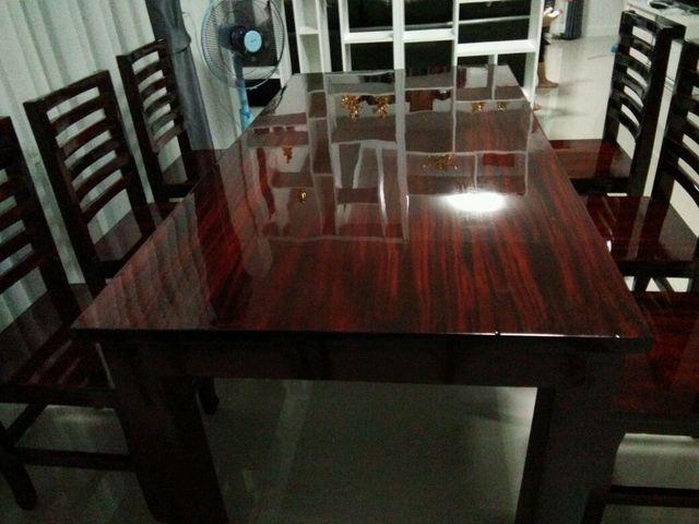 โต๊ะไม้แผ่นเดียว 80x180cm 4