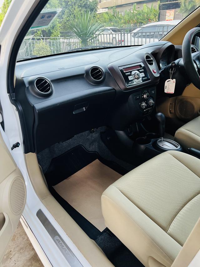  2013 Honda amaze 1.2 V  น็อตไม่มีขยับ ไม่เคยติดแก๊ส สวยเดิมสุดสุด  6