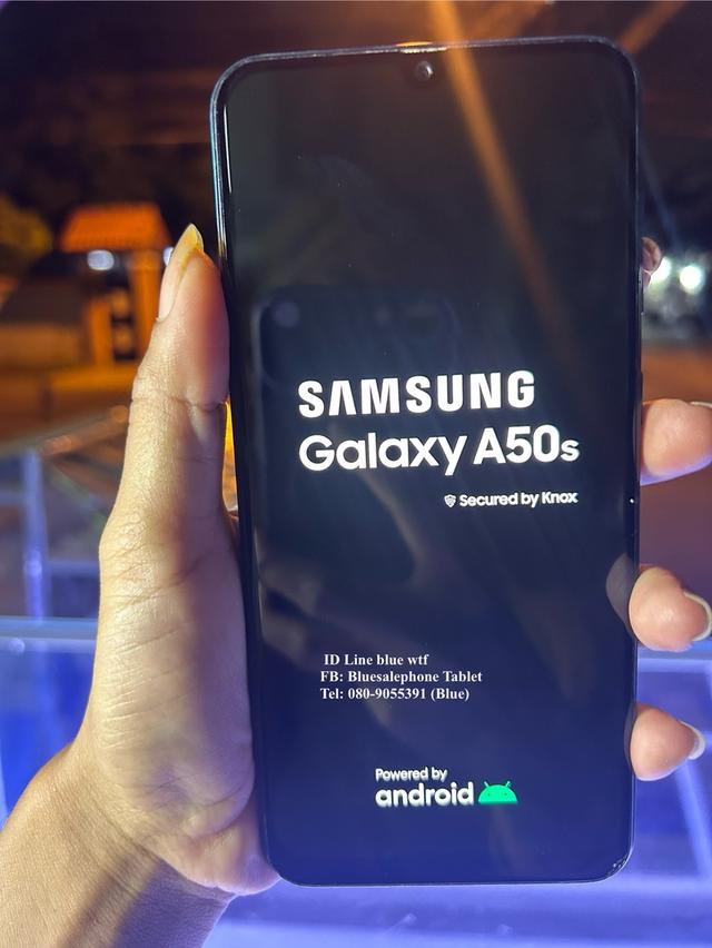 Samsung A50s จอ6.4นิ้ว Rom128Ram6 สภาพสวยตามรูป ใช้งานปกติ ได้ทุกแอพ ได้ทุกซิม