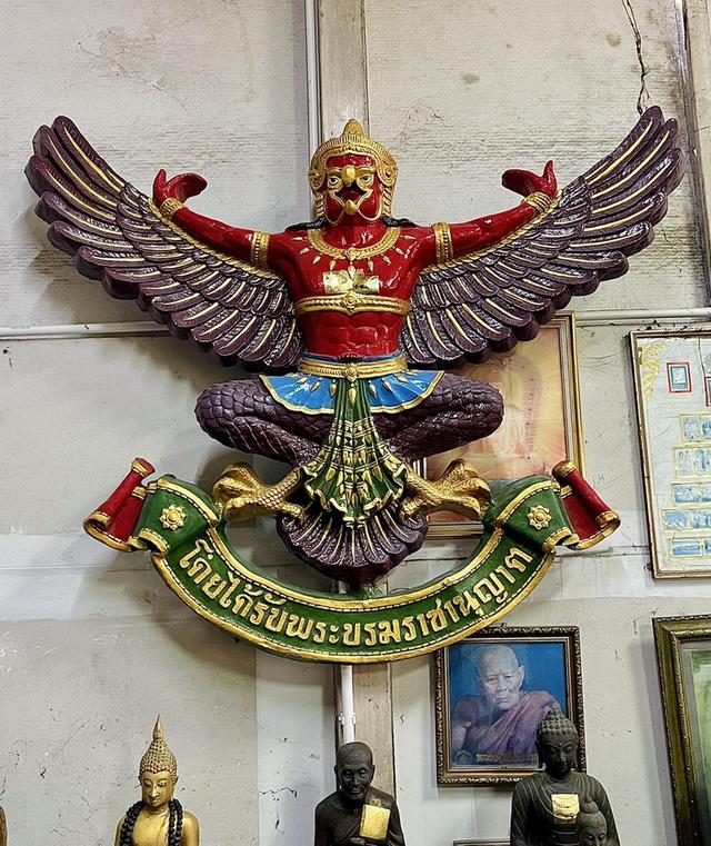 ครุฑธนาคาร พญาครุฑ ขนาด1เมตร20ซม ครุฑแขวนผนัง ครุฑสำนักงาน
