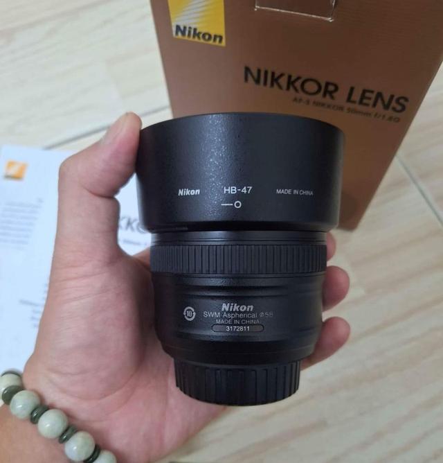 เลนส์กล้อง Nikon 50 f1.8G  2