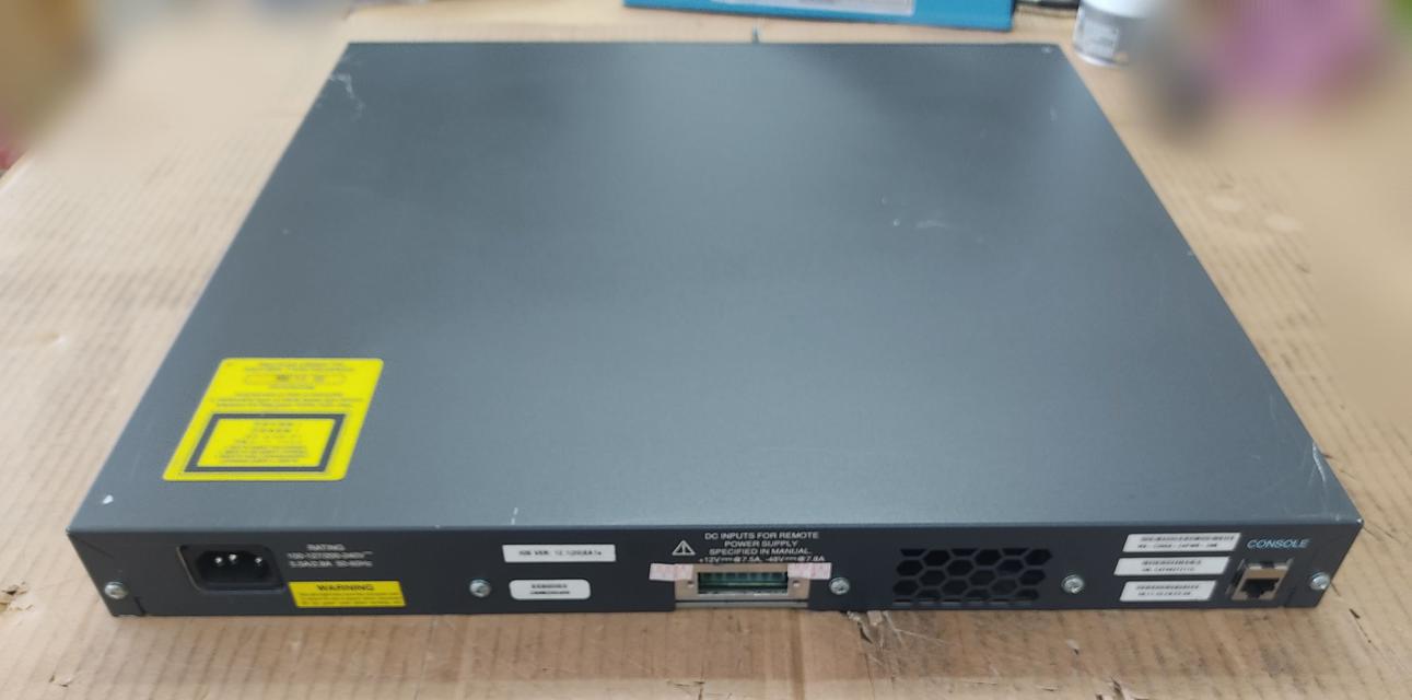 Cisco WS-C3550-24PWR-SMI มือสอง ทดสอบแล้ว ประกันจากผู้ขาย 1 ปี 2