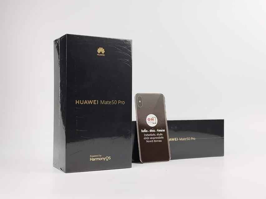 รูป Huawei Mate 50 Pro 8/256 สีดำ ใหม่มือ1 ยังไม่แกะ เพียง 41,900 บาท  2