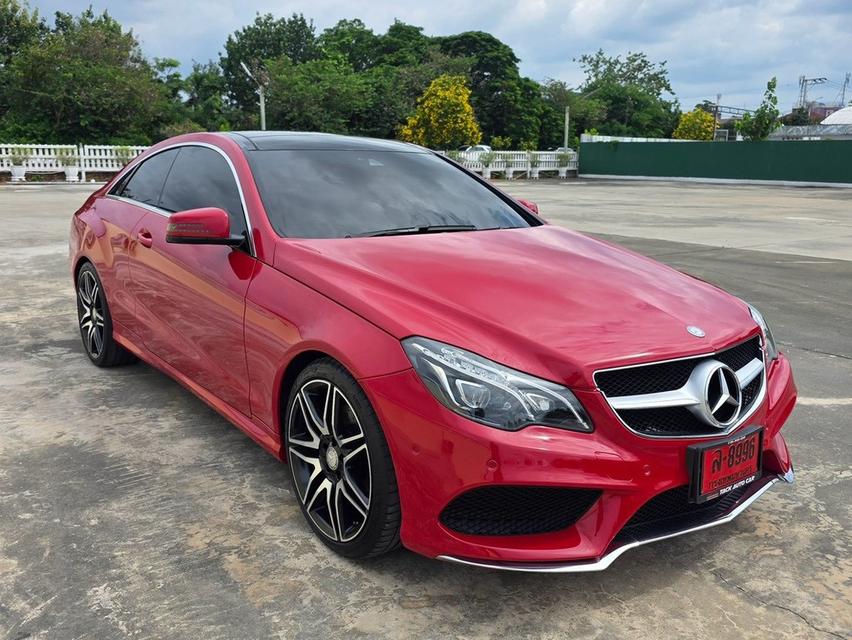 Mercedes-Benz E200 Coupe AMG Dynamic Facelift ปี 2015 สีแดง รูปย่อยที่ 3