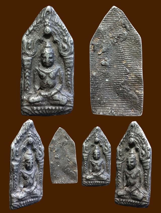เปิด พระยอดขุนพลเมืองละโว้ เนื้อชินเงิน หลังลายผ้า ชอบทักได้ครับ