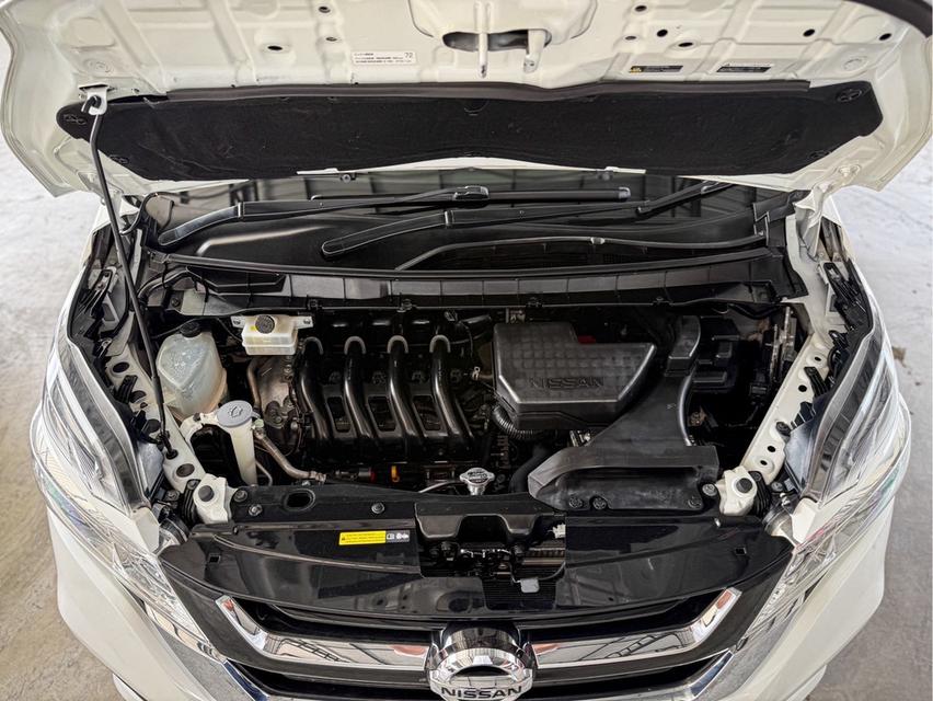 รหัสรถ WRT6854 2017 NISSAN SERENA HYBRID 2.0 X สีขาว 17
