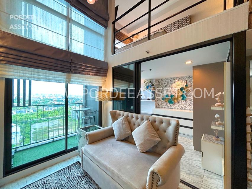 คอนโดหรู ราคาถูก!! IDEO New Rama9 (ห้อง Duplex 52 ตร.ม.) ตกแต่ง Modern luxury อยู่ใจกลางเมืองเดินทางสะดวก ใกล้เอกมัย ทองหล่อ :ไอดีโอ นิว พระราม 9 4