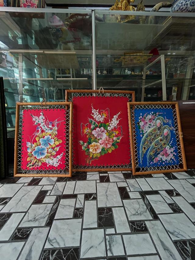 ชุดภาพเขียน 3 ภาพ พร้อมเฟรมไม้ 7