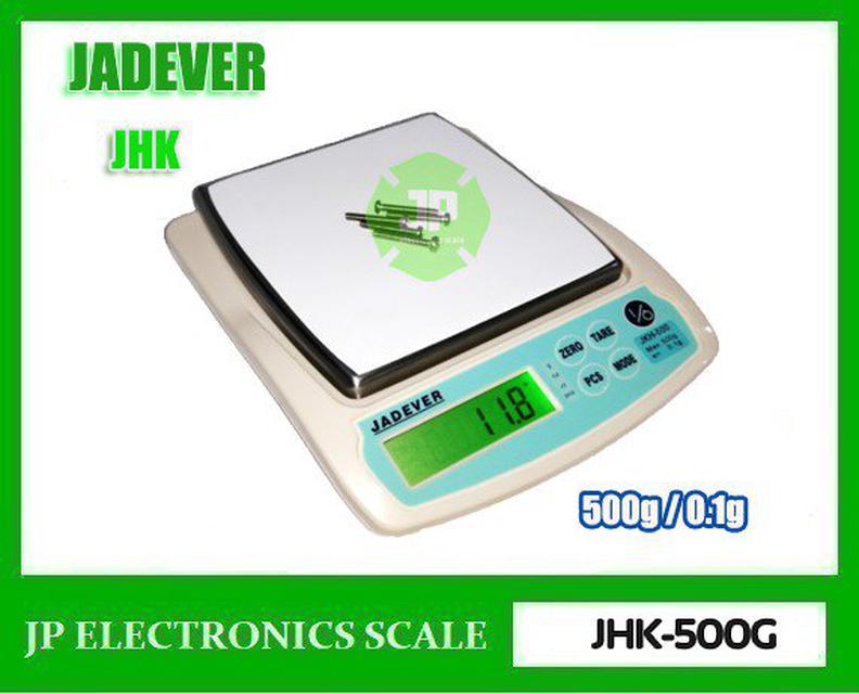 รูป เครื่องชั่งดิจิตอล เครื่องชั่ง ละเอียด500g ละเอียด0.1g ยี่ห้อ JADEVER รุ่น JKH-500  1
