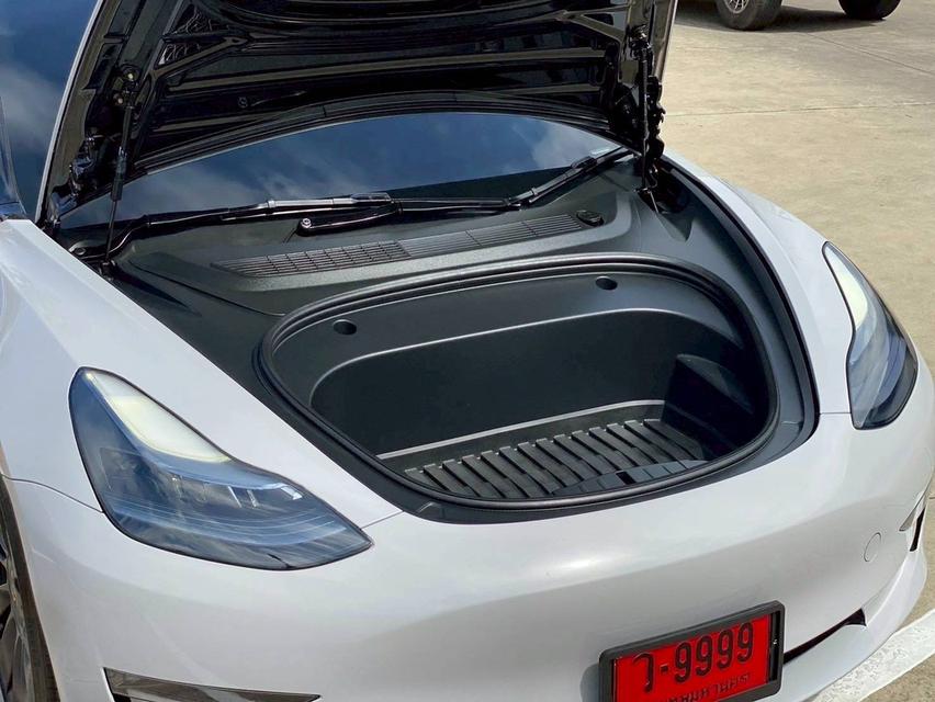 TESLA MODEL3 Long Range 2023 รถสีดำแร็บฟิล์มสีเทามา สวยปิ้งเลย 8