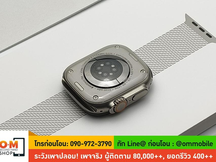 ขาย/แลก Apple Watch Ultra2 49mm Titanium Case With Titanium Milanese Loop ศูนย์ไทย ประกัน Apple Care+ 31/10/2026 เพียง 27,990 บาท 7