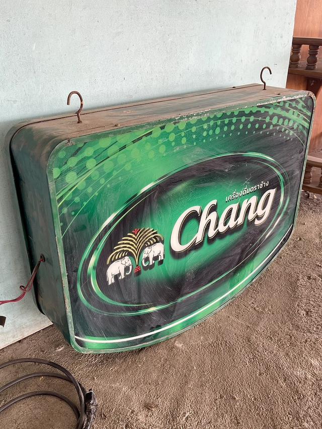 ป้ายไฟเครื่องดื่มตราช้าง ป้ายไฟช้าง สองหน้า แขวนผนัง ตกแต่งร้าน ป้ายไฟกลางคืน