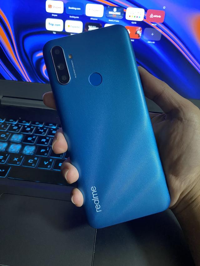 สมาร์ทโฟน Realme C3 แรม 3GB/32 สภาพสวย ทัชลื่นๆ เล่นเกมได้ดี รองรับทุกแอฟ!