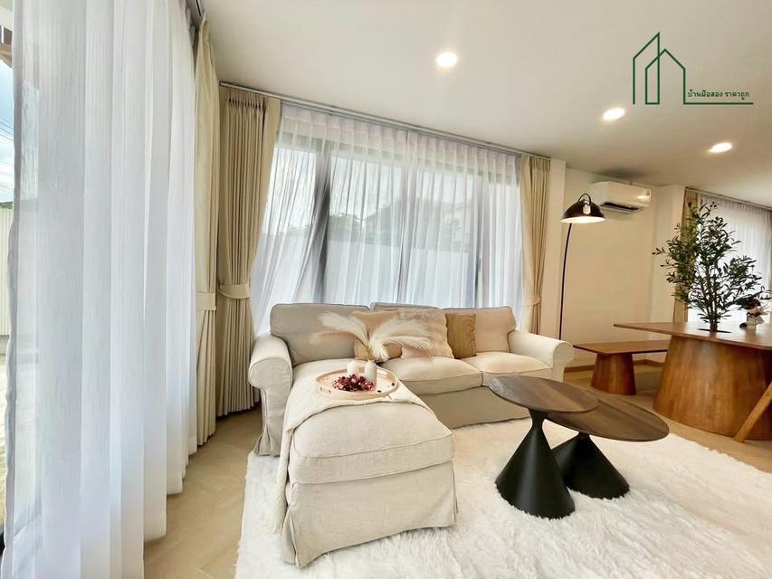 บ้านเดี่ยว 2 ชั้น หมู่บ้านเมืองทอง การ์เด้น พัฒนาการ 69 ประเวศ รีโนเวททั้งหลัง  8