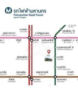ให้เช่า ขายทาวน์โฮม หลังริม หน้าสวน โครงการซิกเนเจอร์ วิภาวดี 60 SIXNATURE VIBHAVADI 60 เฟอร์พร้อมอยู่ ซอยวิภาวดี 60 14