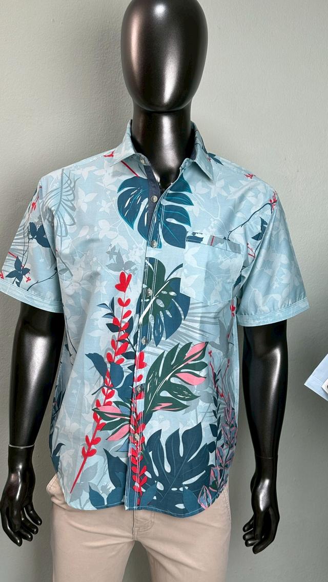 เสื้อเชิ้ตแขนสั้น พิมพ์ลาย รูปที่ 6