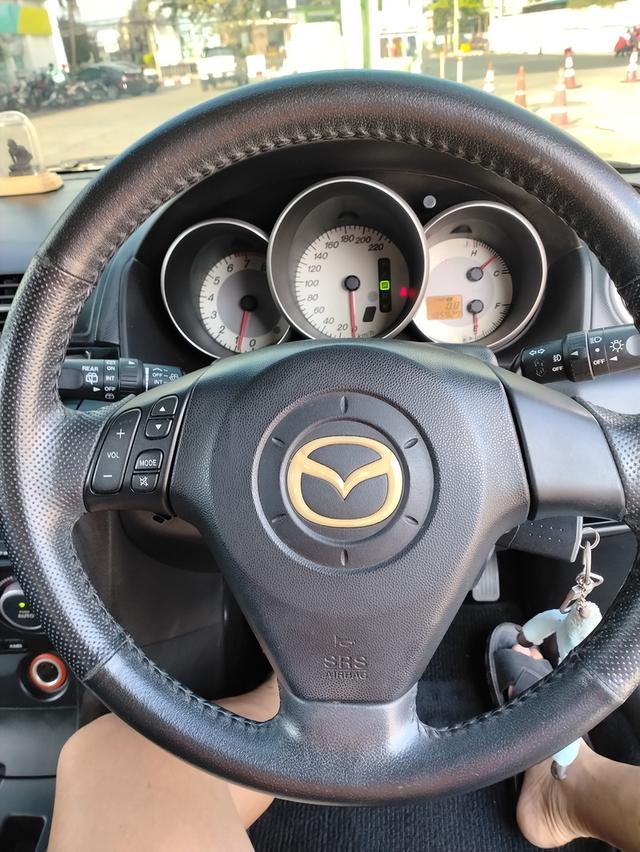 รถยนต์ Mazda 3 รุ่น 5ประตู ปี 2008 รถ 2มือ ไมล์186,000 ขับดีมาก ไม่ต้องทำอะไรเลย แค่สีภายนอกไม่ค่อยสวย มาทดลองขับได้ ราคา 83,000 บาท095-5496225 8