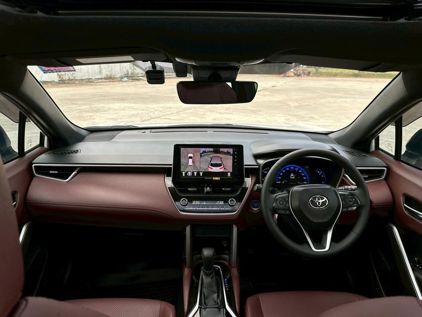 รหัสรถ PAT474 Toyota Corolla Cross 1.8Hybrid Premium Safety  สีขาว ปี2020 14