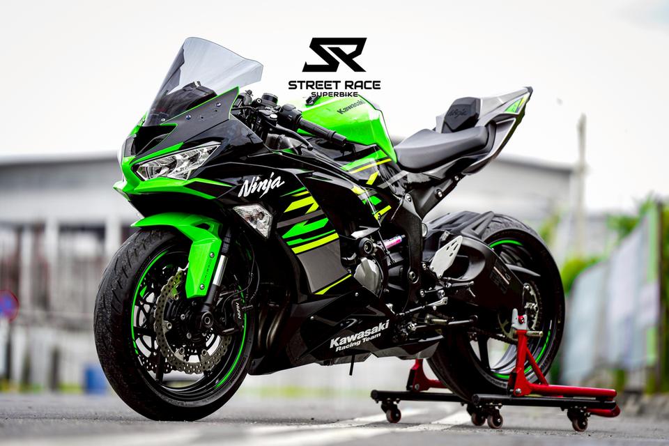 2019 Kawasaki ninja zx6-r krt รถปี 2019 ดำเขียว ของแต่งพอมี 10