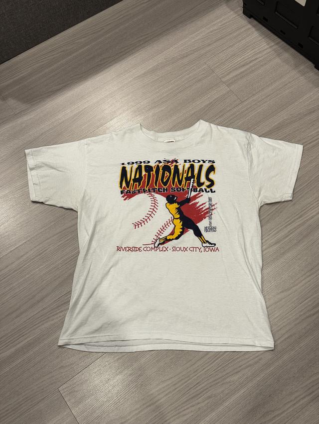 เสื้อยืดวินเทจ 1999 ASA Boys Softball Nationals 4