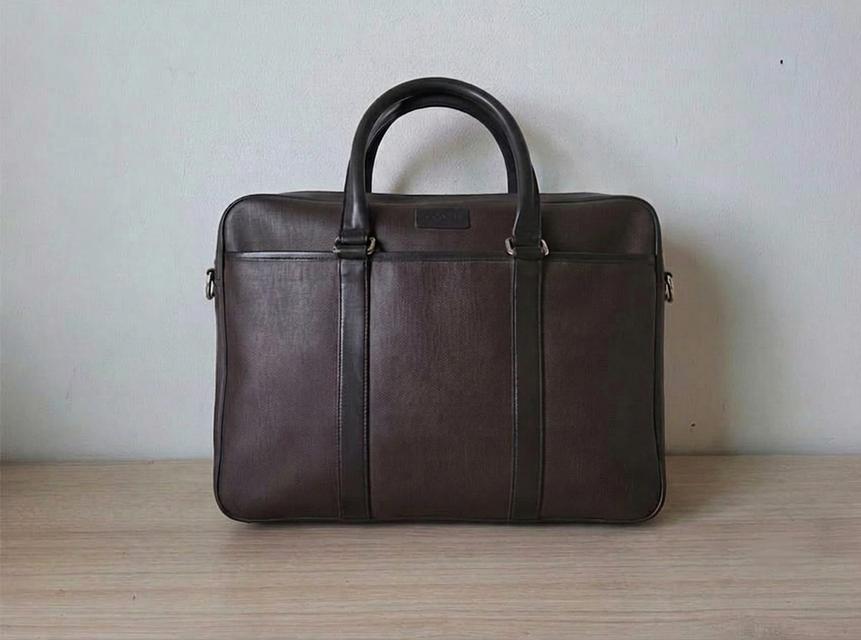 กระเป๋า Coach Briefcase สีน้ำตาล แท้ รูปย่อยที่ 1