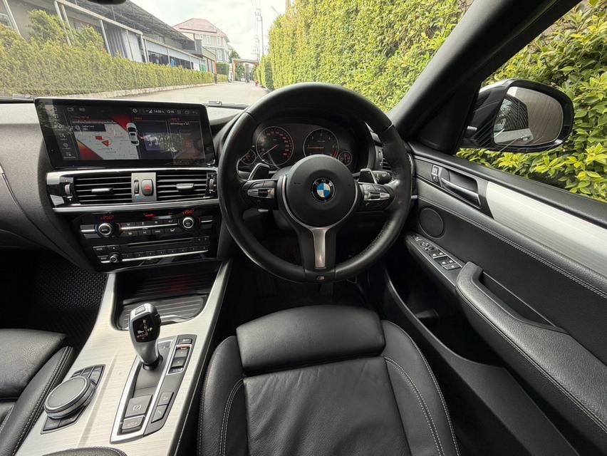 BMW X4 M Sport SUV ดีเซล 2.0 ขับ 4 หลังคา Sunroof รถศูนย์ ประวัติครบ รูปที่ 7