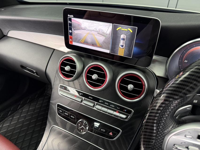 2021 BENZ C-CLASS, C200 COUPE AMG DYNAMICโฉม W205 ปี14-23 สีขาว เกียร์ออโต้ รูปที่ 11
