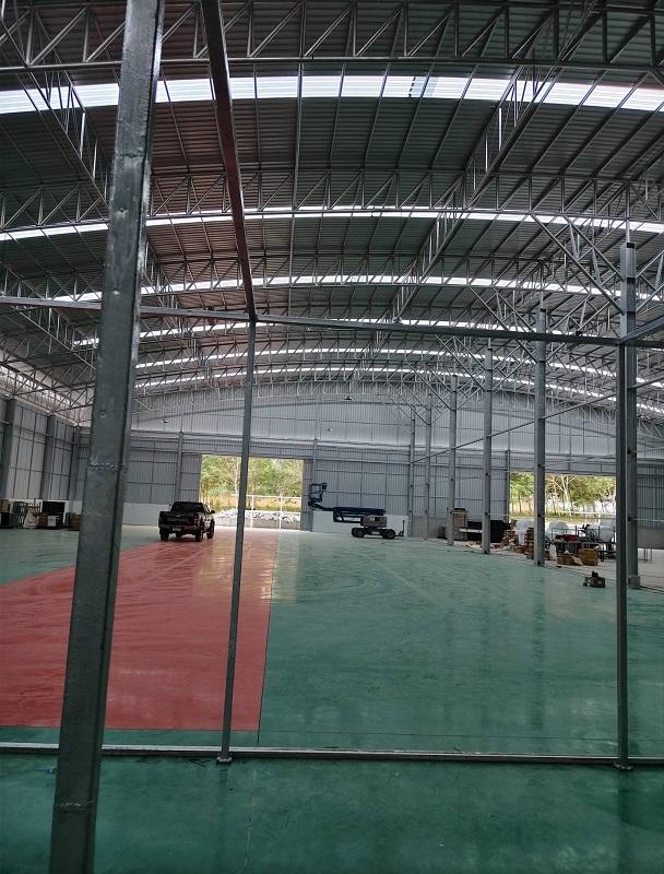 #ให้เช่าโกดังนิคมพัฒนาใกล้BYD ขนาด 2100 ตรม. ขอใบ รง4 ได้ ไฟฟ้า150 kv a น้ำประปา สูง12+9ม. โกดังสร้างใหม่ ล่วงหน้า 1เดือน ประกัน 2เดือน ค่าเช่า 150 บา 3