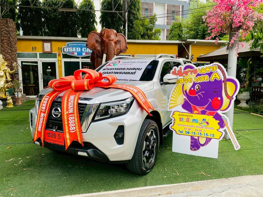 NISSAN NAVARA DOUBLE CAB VL 7AT 4WD ปี 2022 ภายในเบาะหนังแท้ พวงมาลัยมัลติฟังก์ชัน