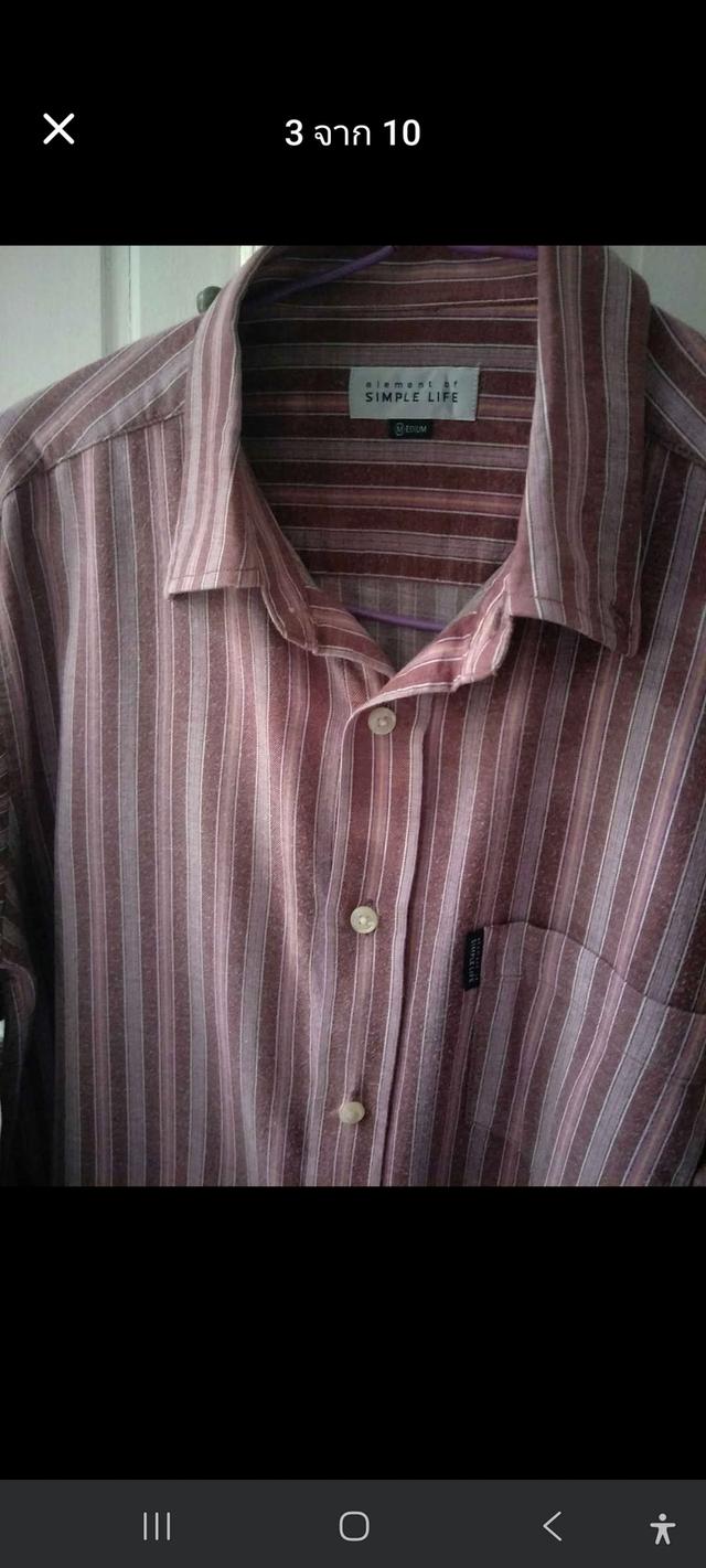 เสื้อเชิ้ตแขนยาวมือสองใส่ได้ทั้งชายและหญิง รูปที่ 7