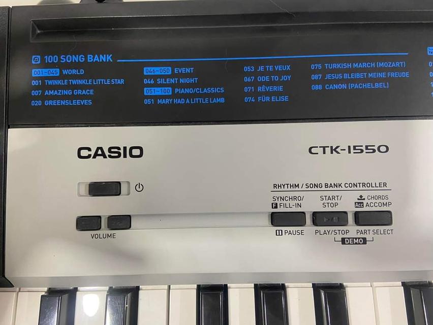 คีย์บอร์ดไฟฟ้า 61คีย์ Casio CTK-1550 3