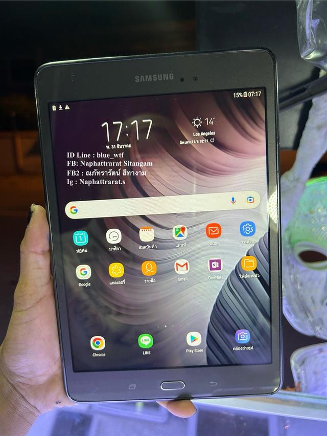 Samsung Tab A 8.0 จอ8นิ้ว 4G ใส่ซิมโทรได้ โหลดแอพได้ ใช้งานปกติ สภาพสวย