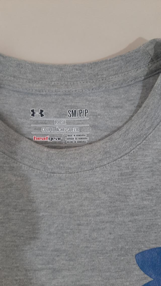 เสื้อยืด Under Armour สีเทา มือสอง Size SM รูปย่อยที่ 4