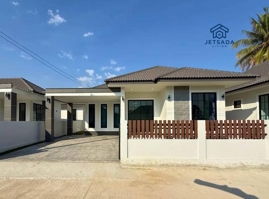 บ้านเดี่ยวสร้างใหม่พร้อมเข้าอยู่ทำเลดี 1